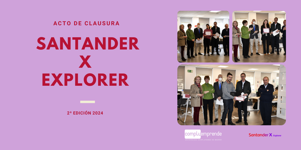 Acto de Clausura 2ª Edición Santander Explorer 2024